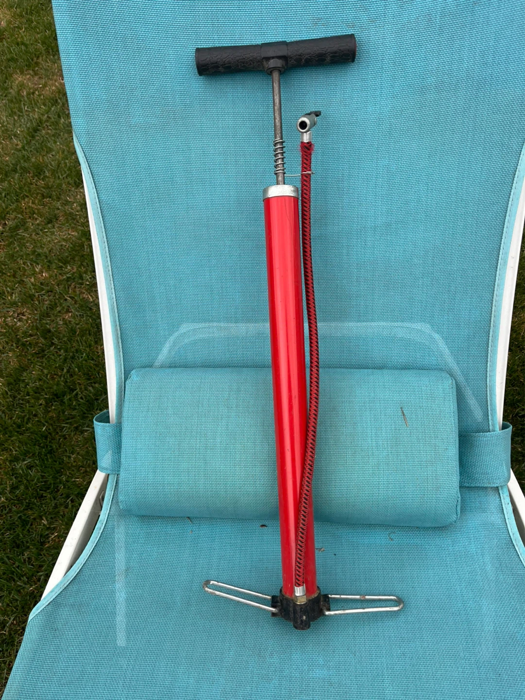 Red Foot Pump