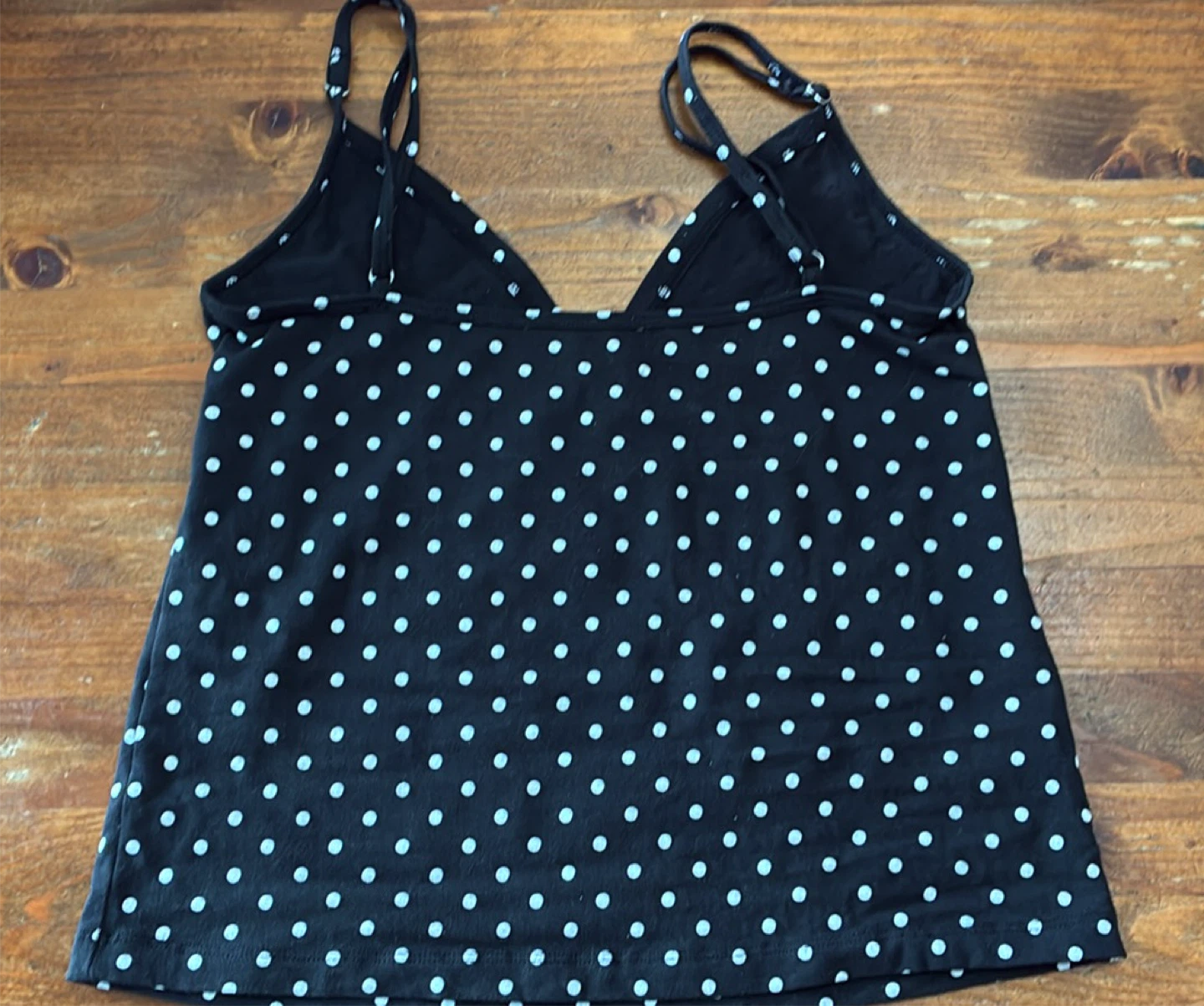 Brandy Melville Black Polka Dot Tank Top - photo 3