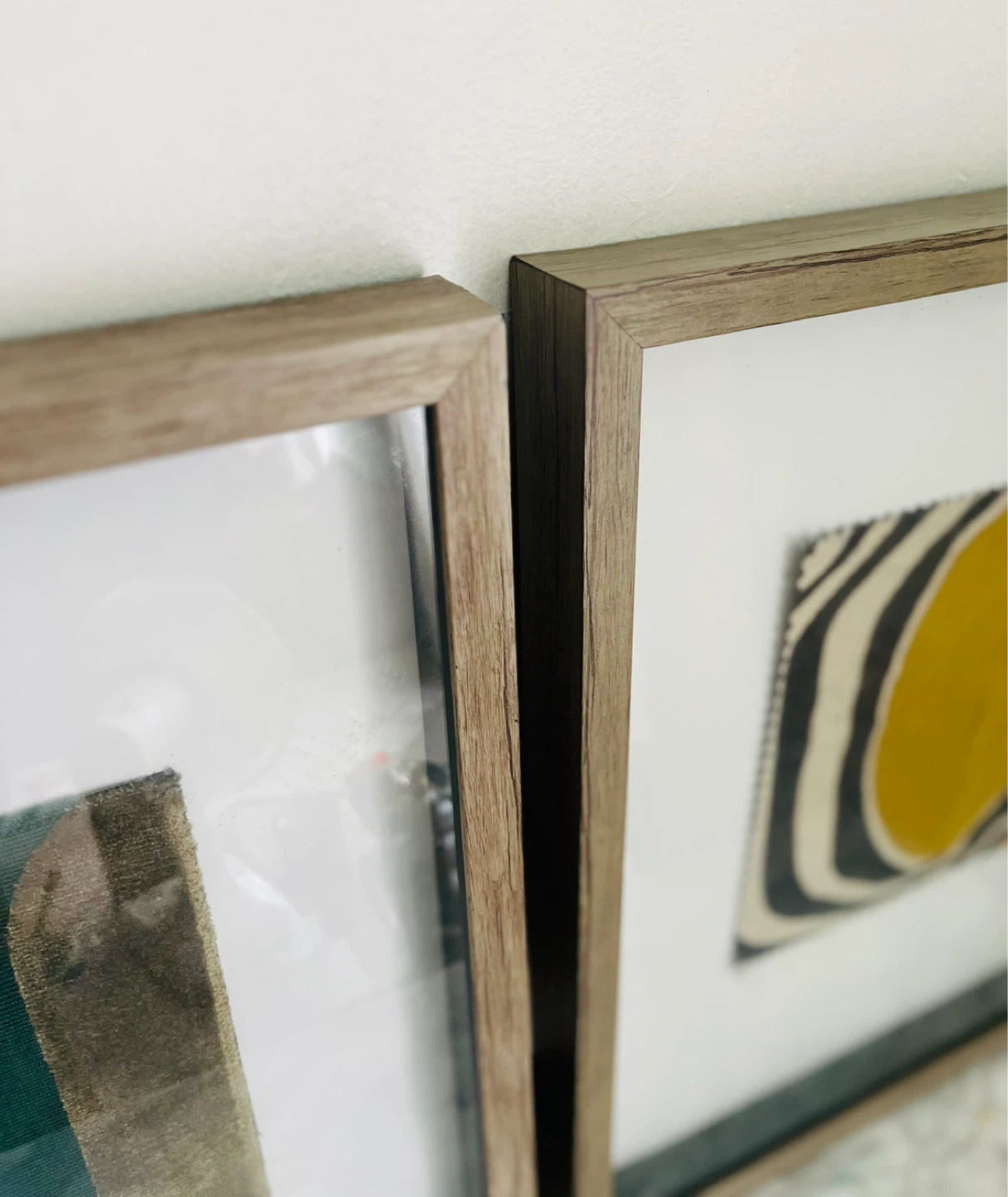 Framed MCM Textile Art  - Set of 3 - photo 5