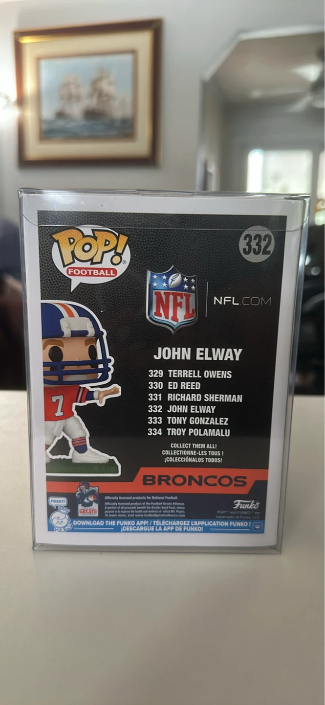 Funko Pop! Football John Elway #332 Denver Broncos - photo 2