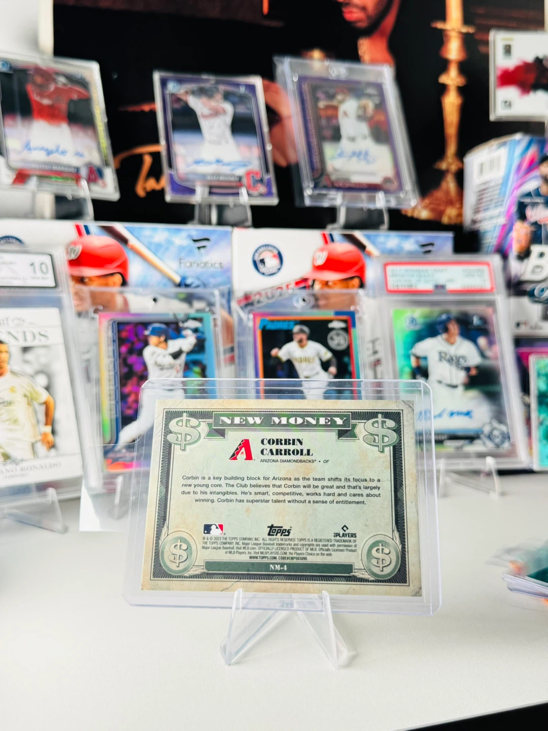 Topps 2025 Corbin Carroll "New Money" Baseball Card - photo 2