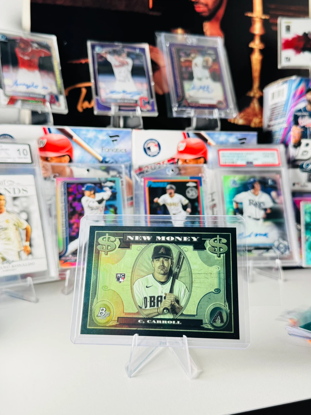 Topps 2025 Corbin Carroll "New Money" Baseball Card