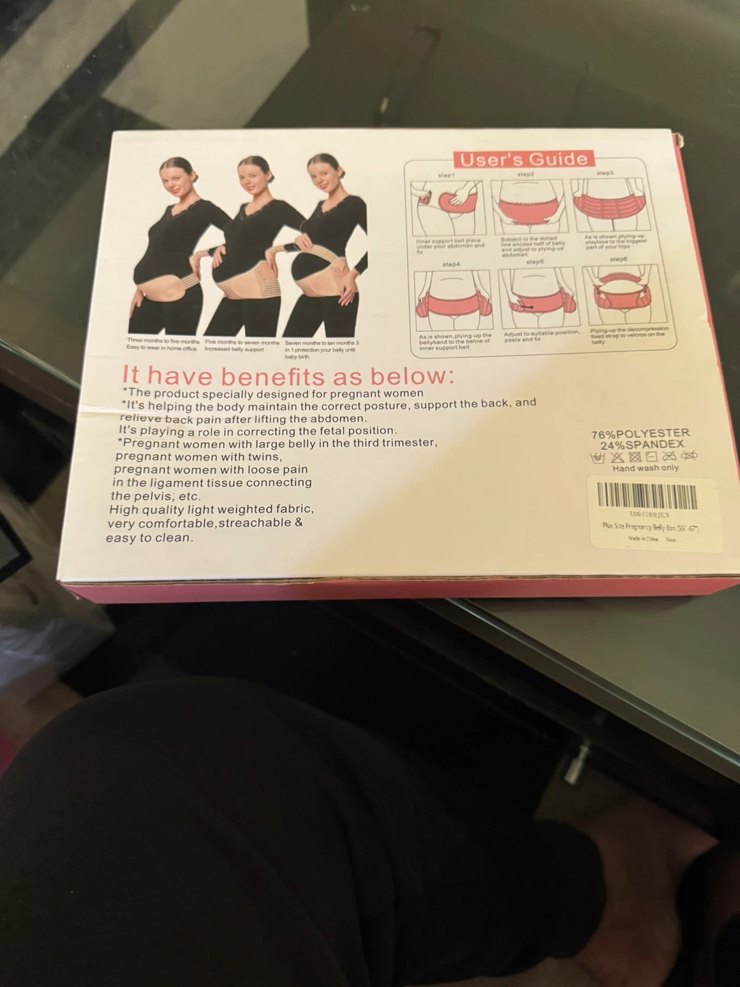 Plus Size Maternity Belly Band 3XL-4XL - photo 2