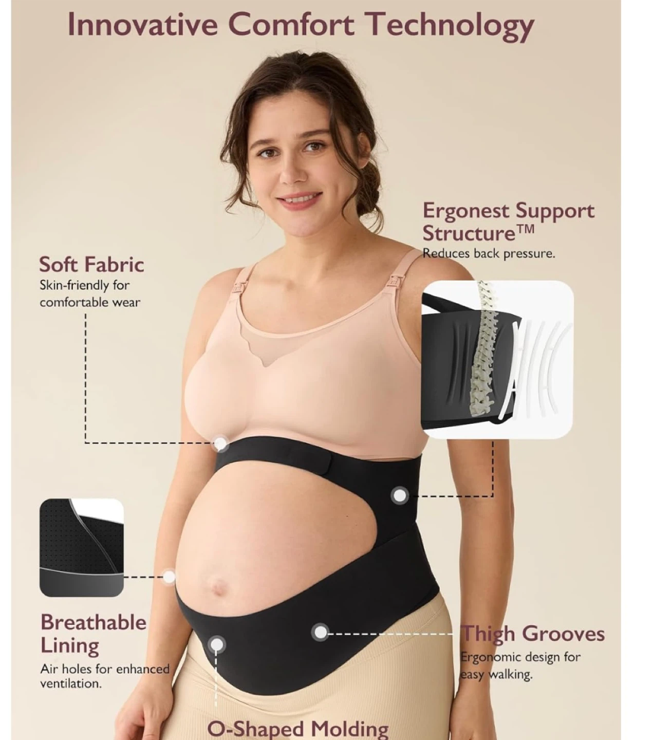 Plus Size Maternity Belly Band 3XL-4XL - photo 5