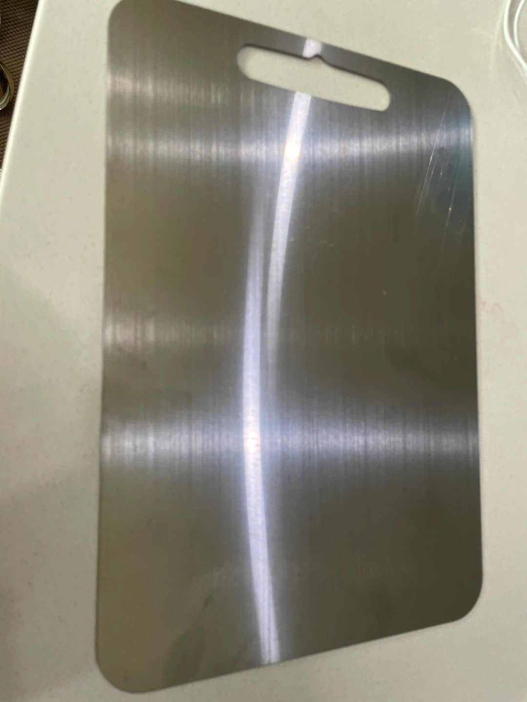 Brushed Stainless Steel Cutting Board