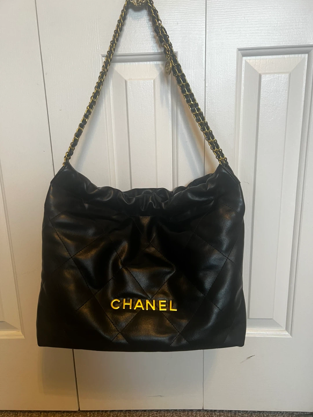 Chanel Black Quilted Leather Shoulder Bag