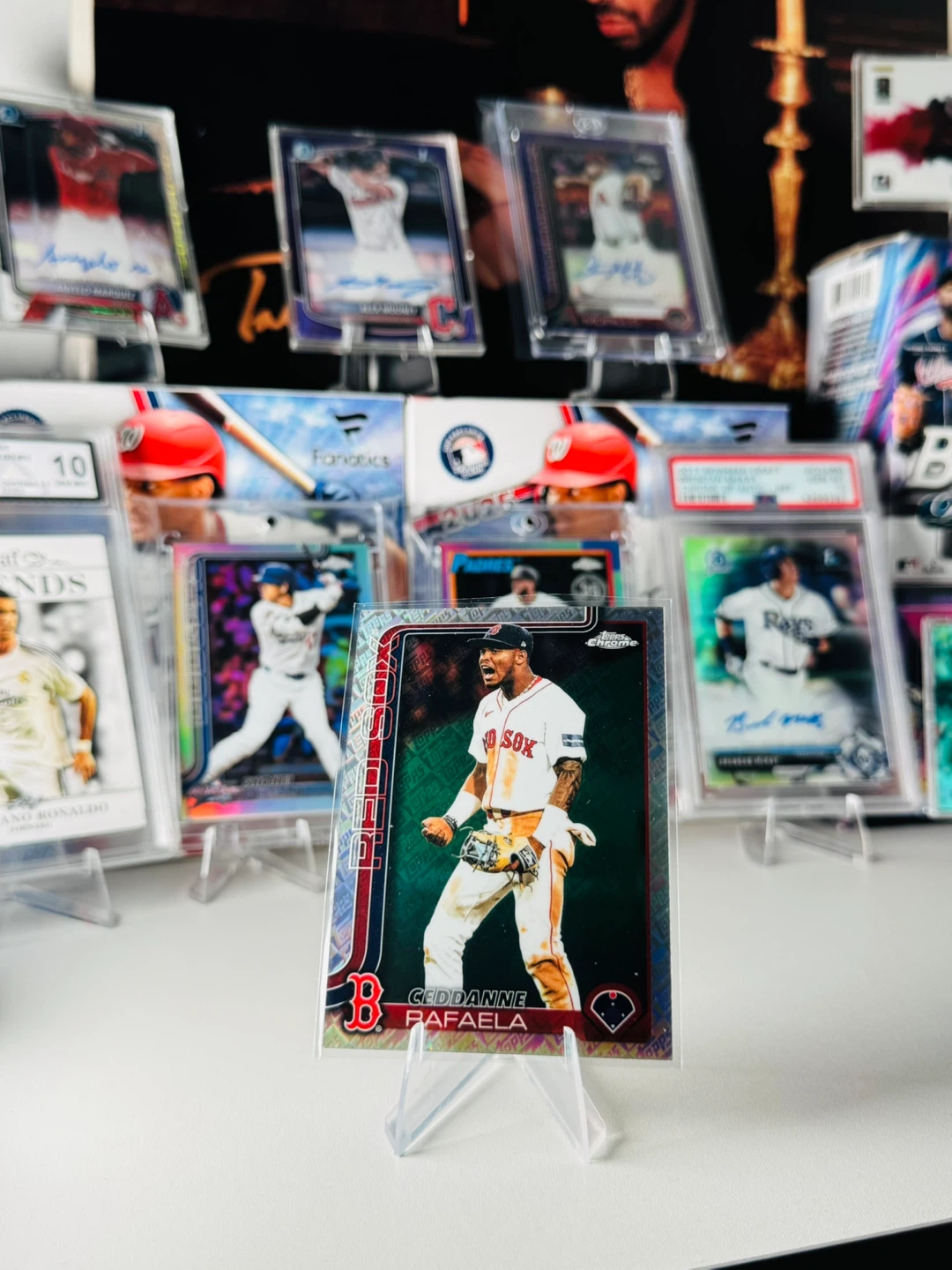 2025 Topps Chrome Baseball Card - Ceddanne Rafaela
