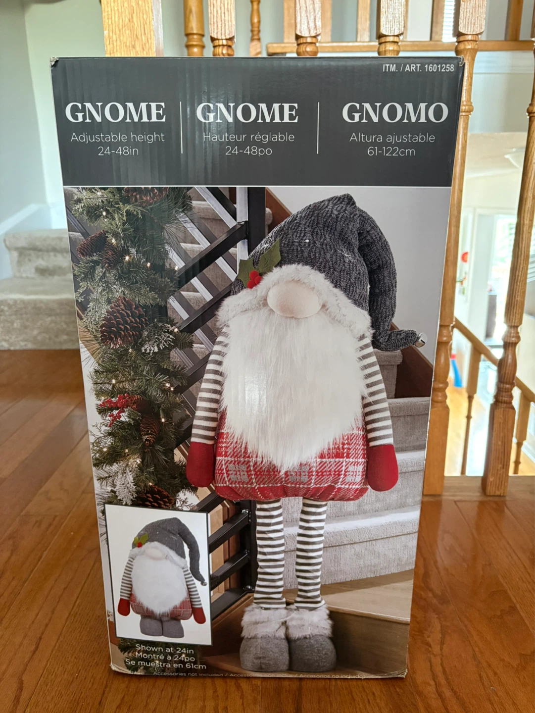 Adjustable Height Gnome Decor