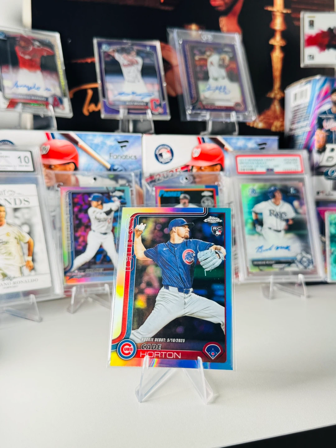 2025 Topps Chrome Cade Horton Rookie Card