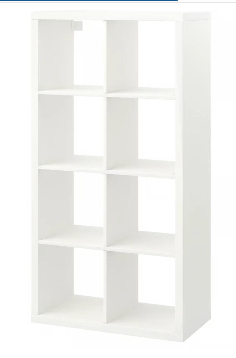IKEA KALLAX Shelf Unit 8 Cubes White