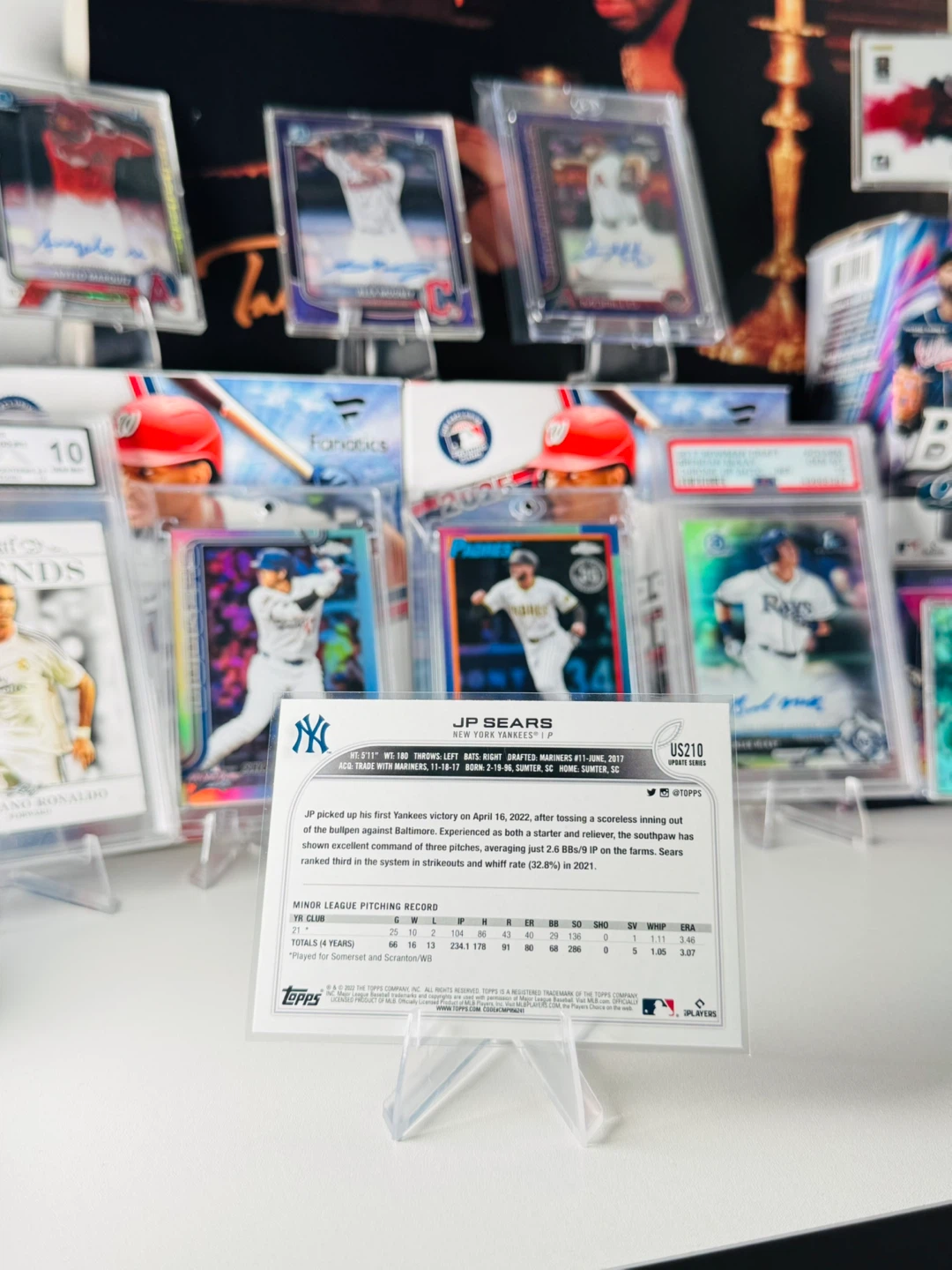 2025 Topps JP Sears New York Yankees Baseball Card - photo 2