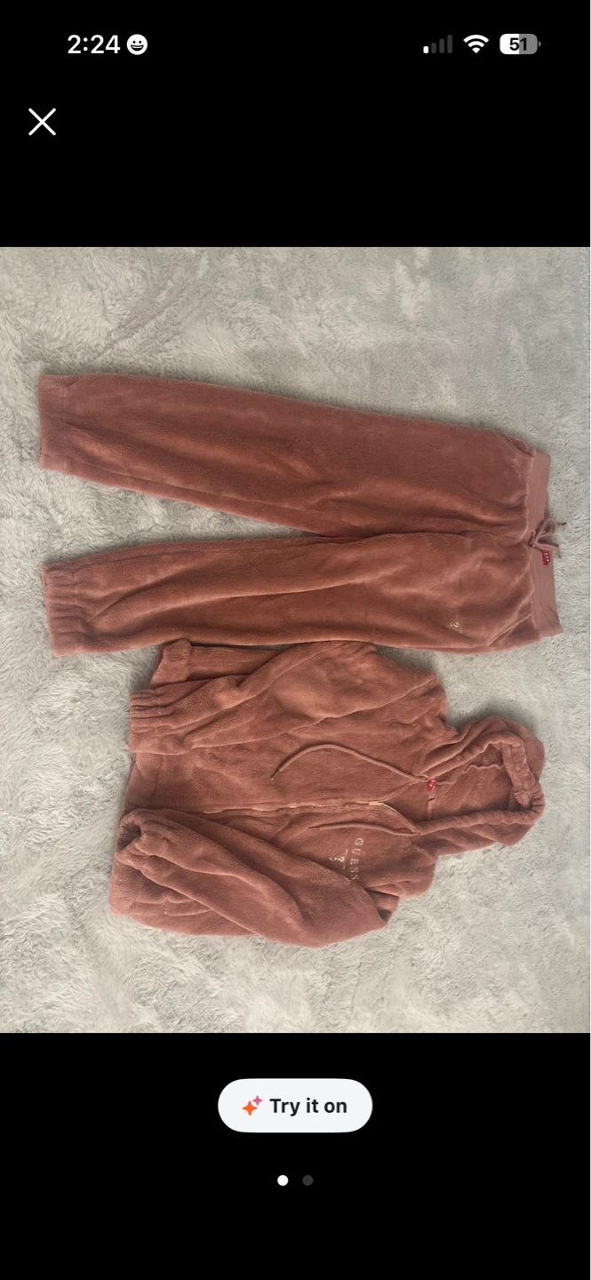 Guess Velour Tracksui size small