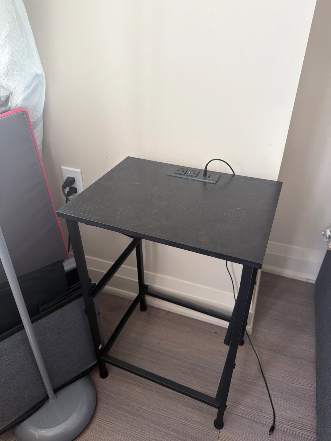 Side tables with built in plug