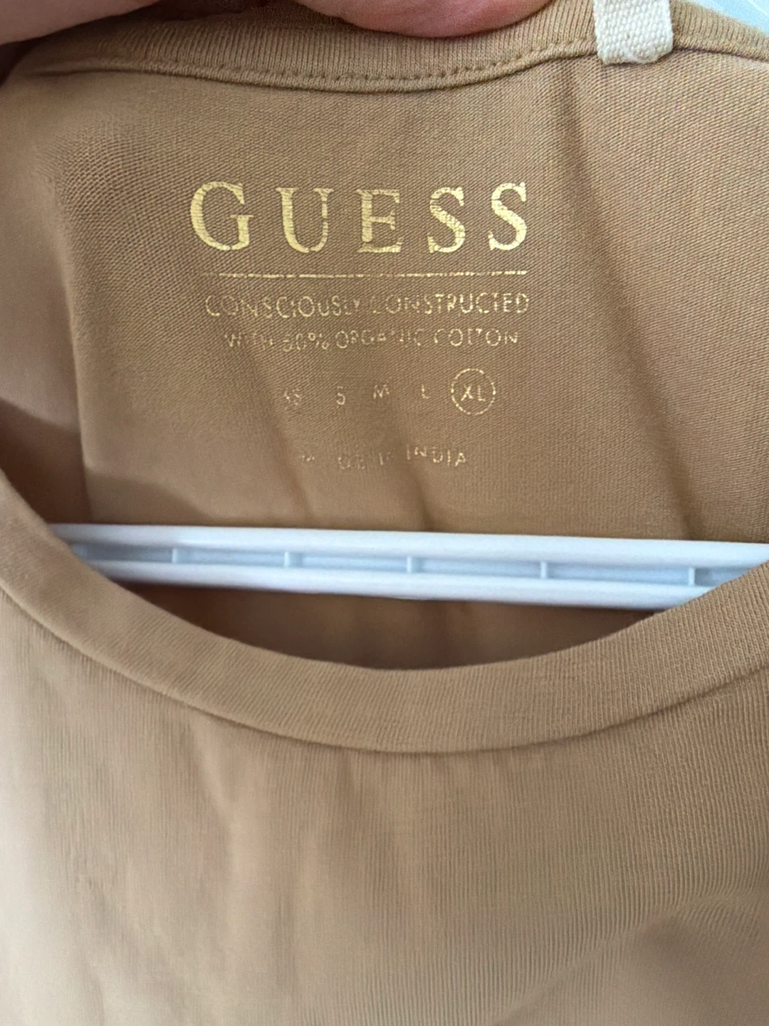 Guess T-Shirts - Red and Tan Brown- Size XL - photo 4