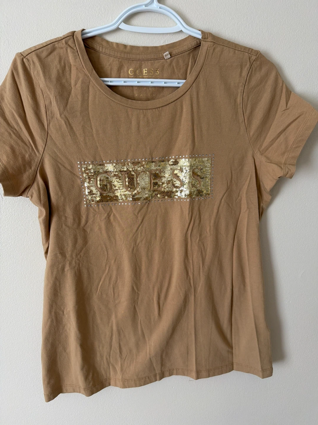 Guess T-Shirts - Red and Tan Brown- Size XL - photo 3