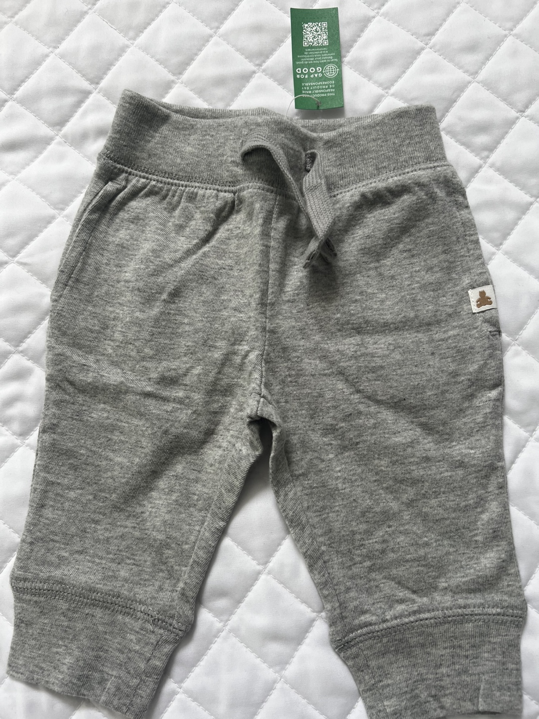 NEW Gap Baby Jogger Pants Grey 0-3 Months