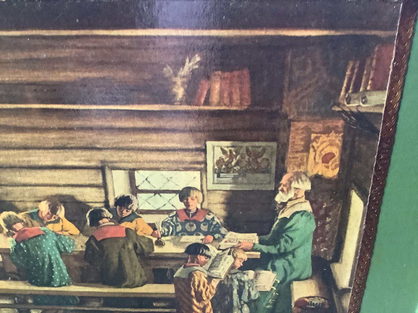 Russian Artist Boris Kustodiev’s Print “School House in Moscow” - photo 3