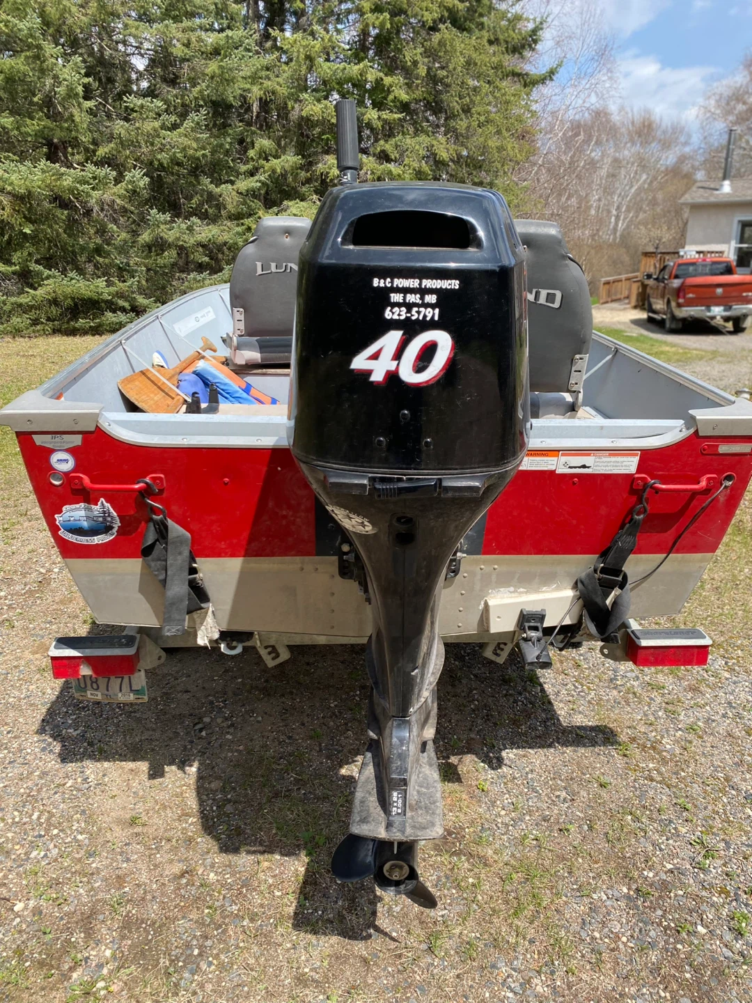 Lund SSV-16 Fishing Boat with Mercury 40hp Outboard Motor - photo 2