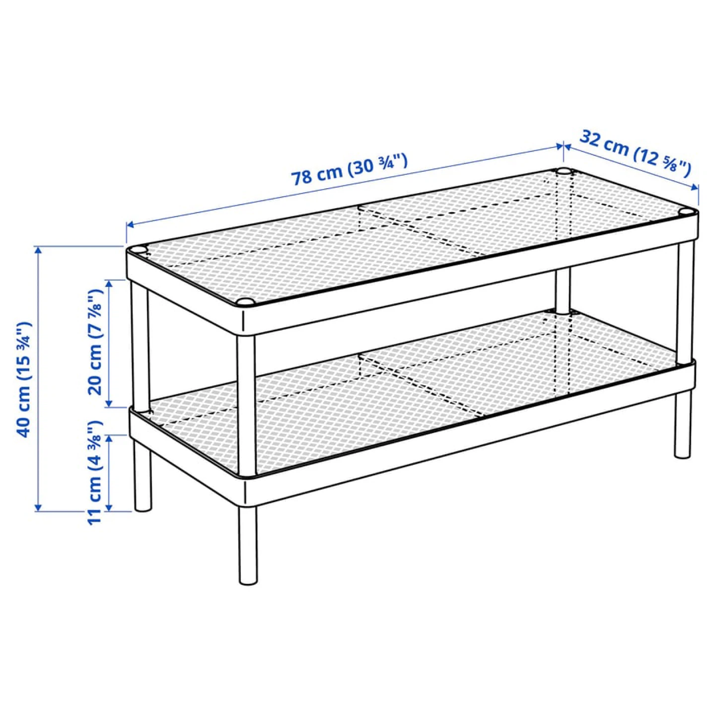 IKEA Shoe Rack / Storage Bench - photo 3