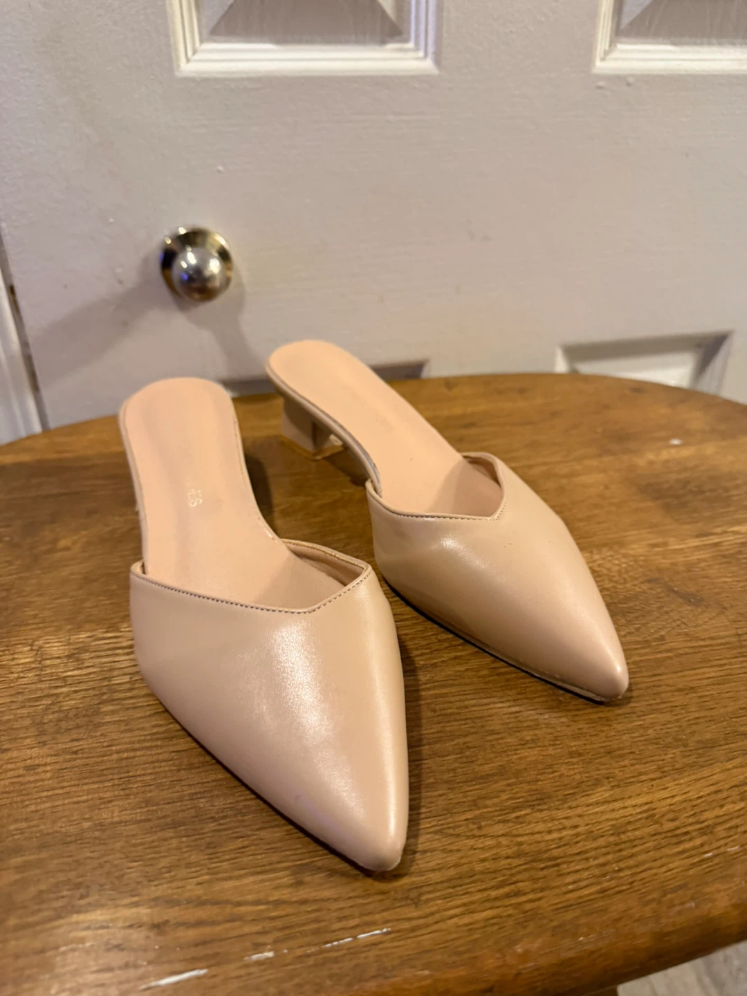 Women's Beige Mules Size 39