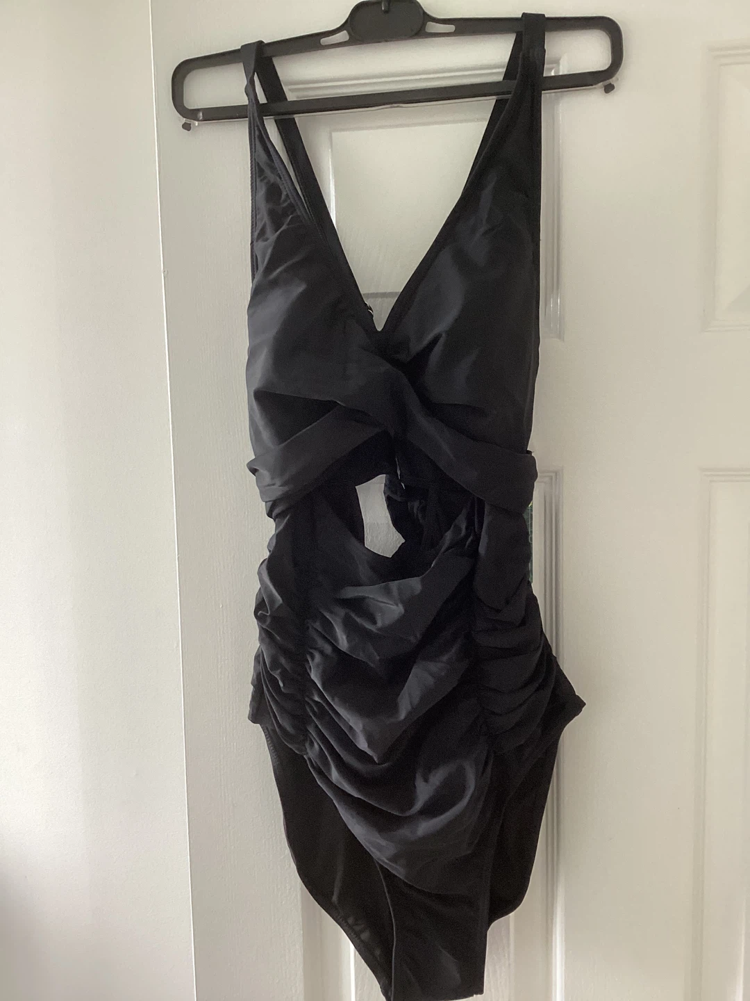 Blooming Jelly Black Cut-Out One Piece Swimsuit - photo 4