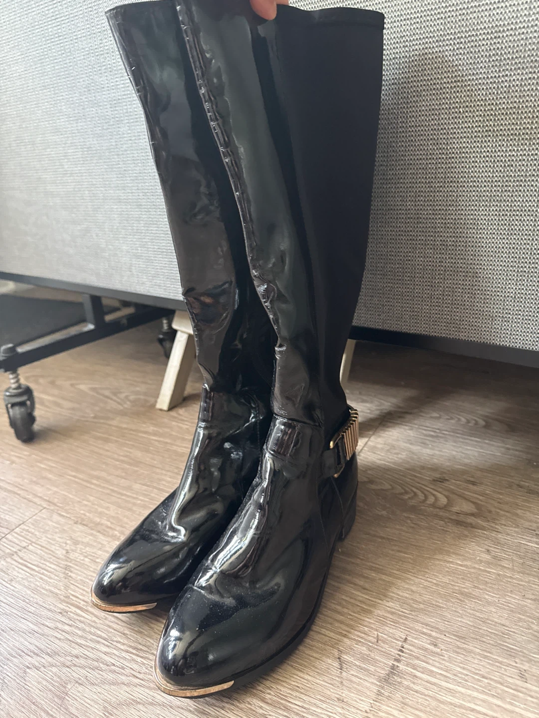 Black Knee-High Boots - photo 2