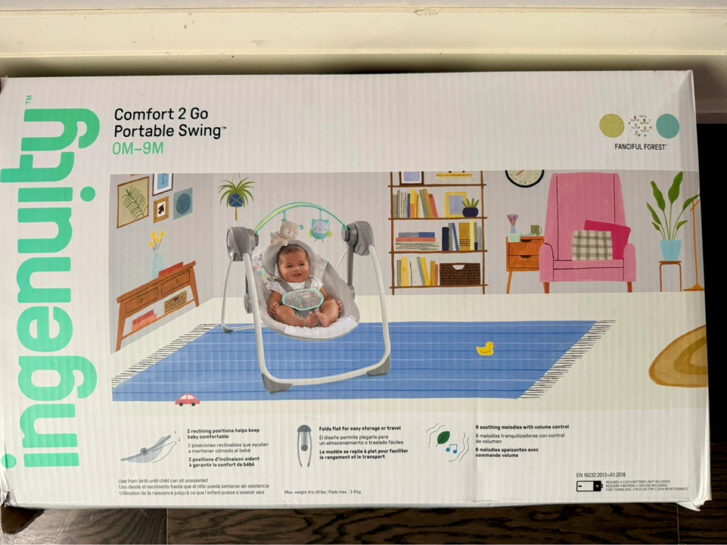 Ingenuity Comfort 2 Go Portable Swing - photo 2