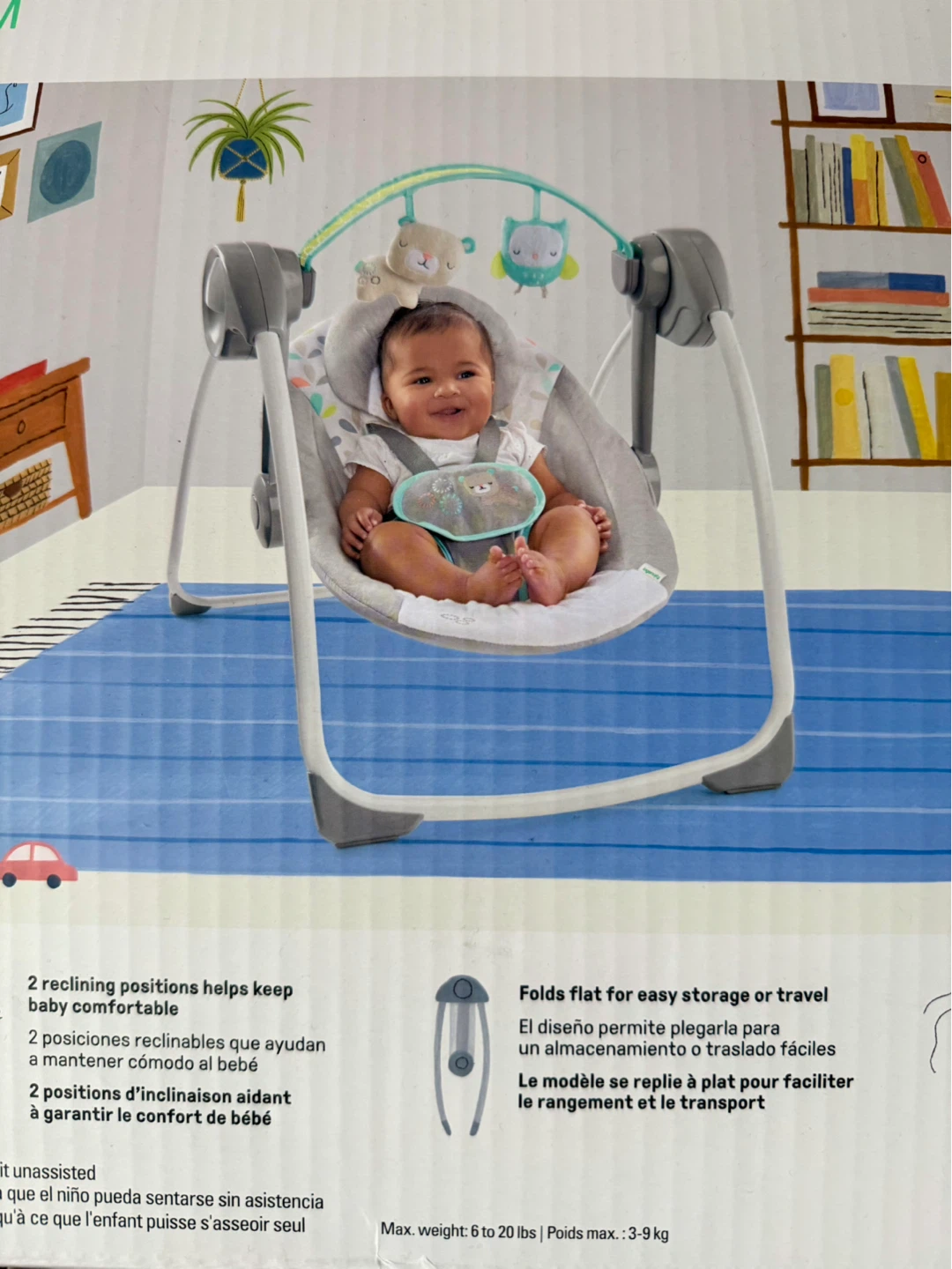 Ingenuity Comfort 2 Go Portable Swing