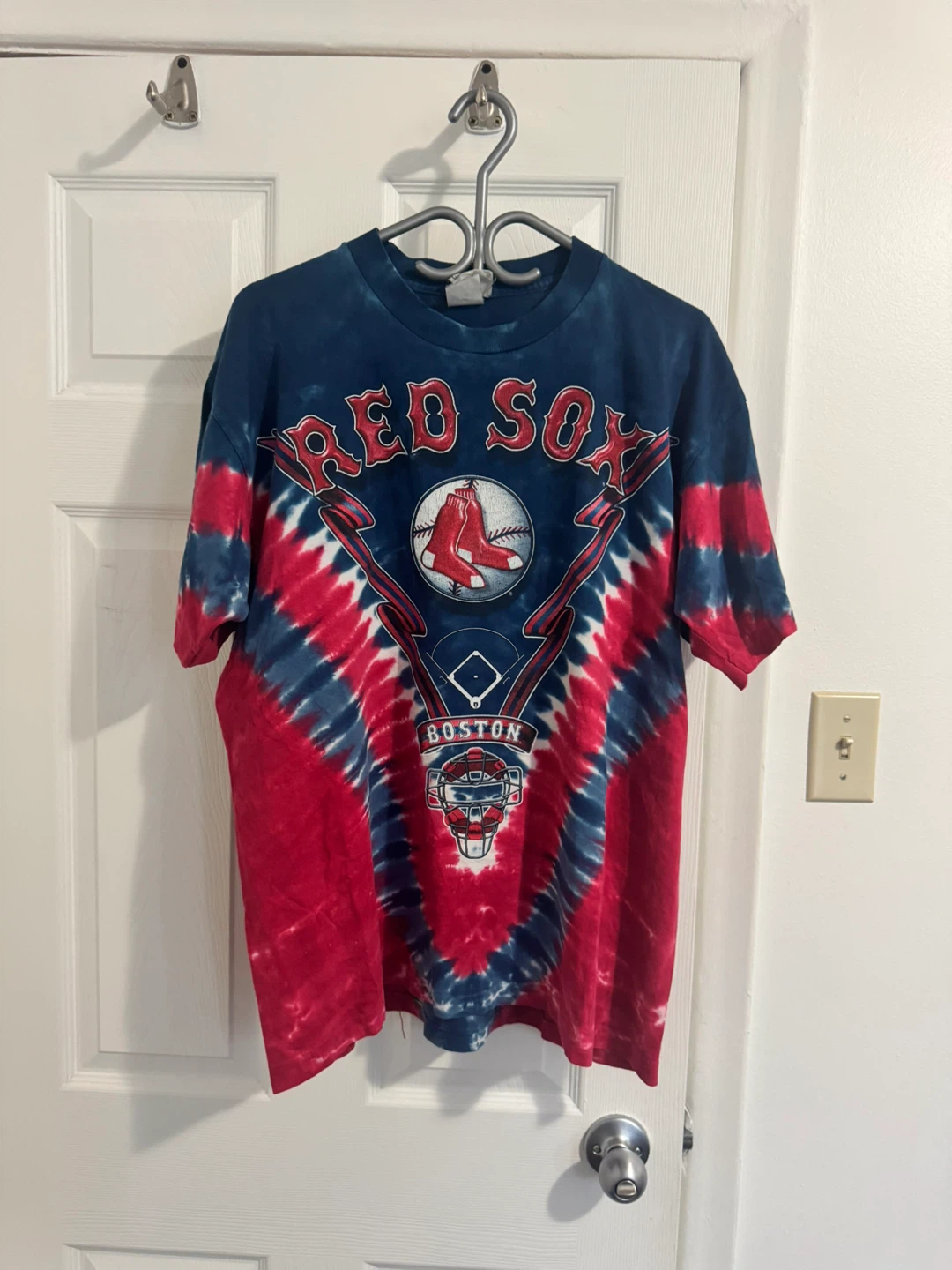 90’s Vintage MLB Boston Red Sox Tie Dye (Large mens)