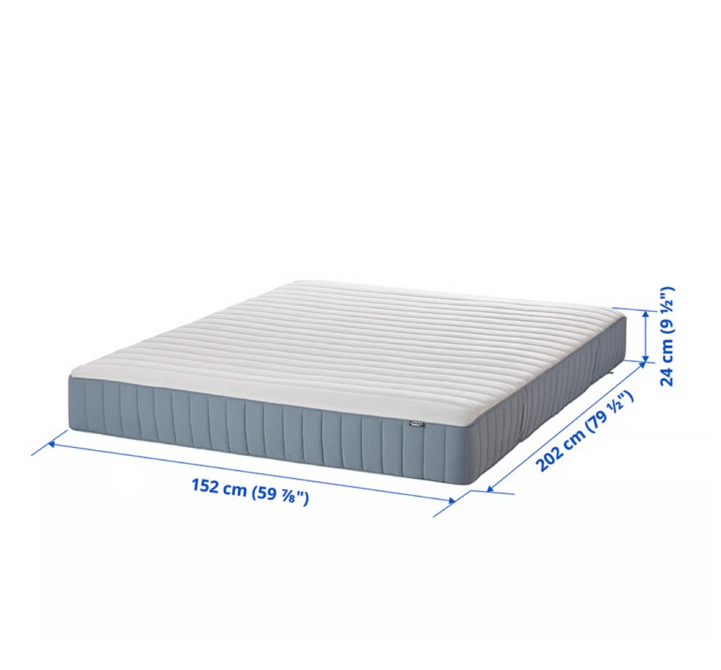 IKEA HAUGESUND Sprung Mattress Queen size - photo 3