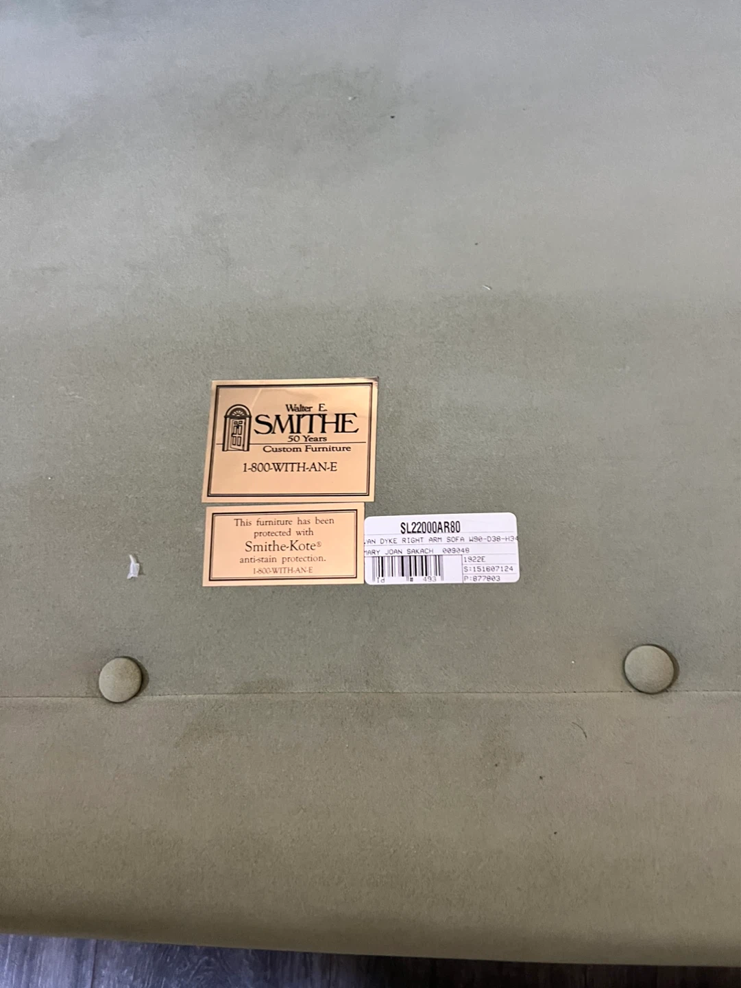 Gently Used Walter E. Smithe 3 Piece Sectional –Custom - photo 5