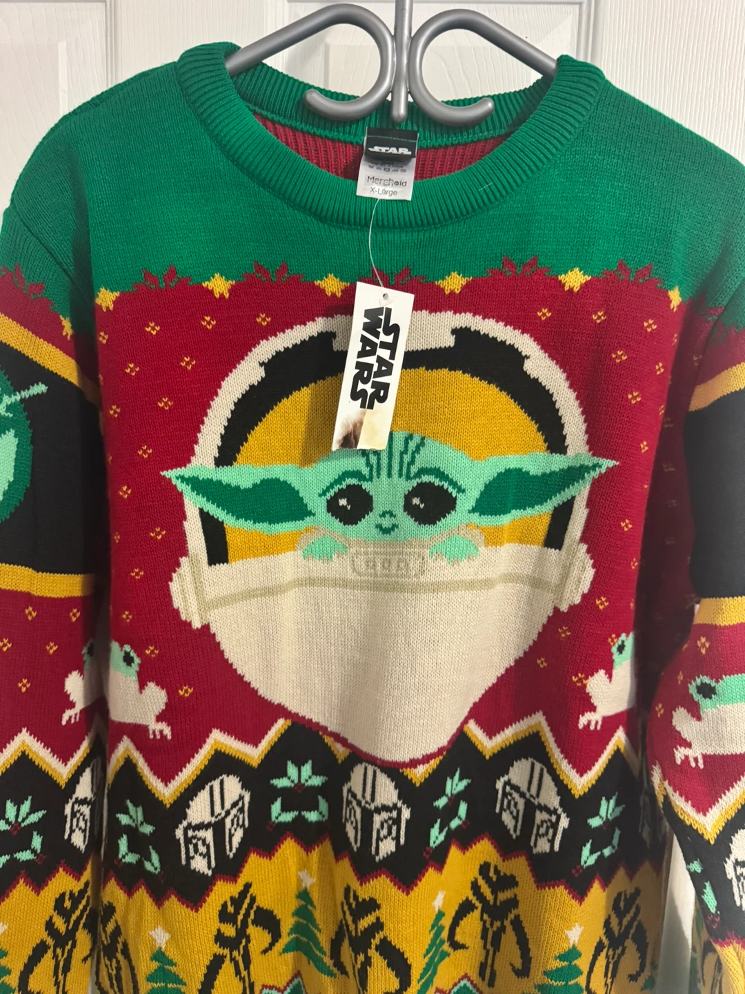 Star Wars The Mandalorian "The Child" Ugly Christmas Sweater - photo 2