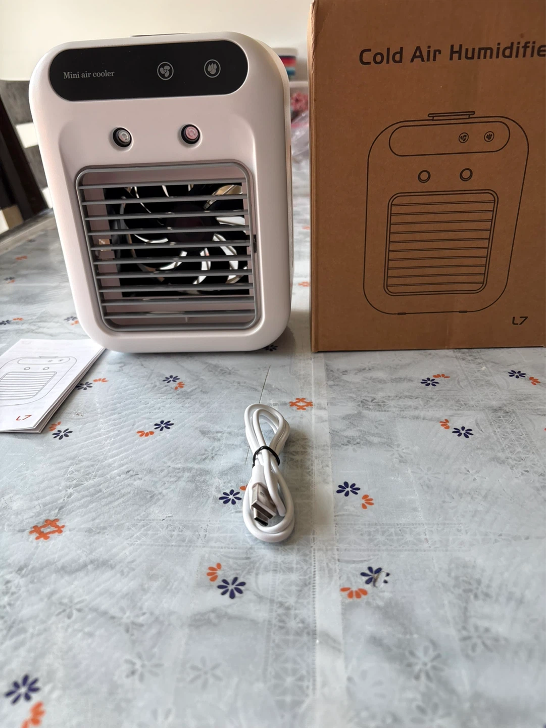 USB Rechargeable Mini Air Cooler Fan – Brand New