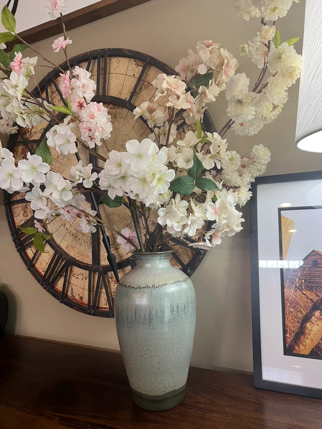 Large Stoneware Vase Centerpiece - photo 3