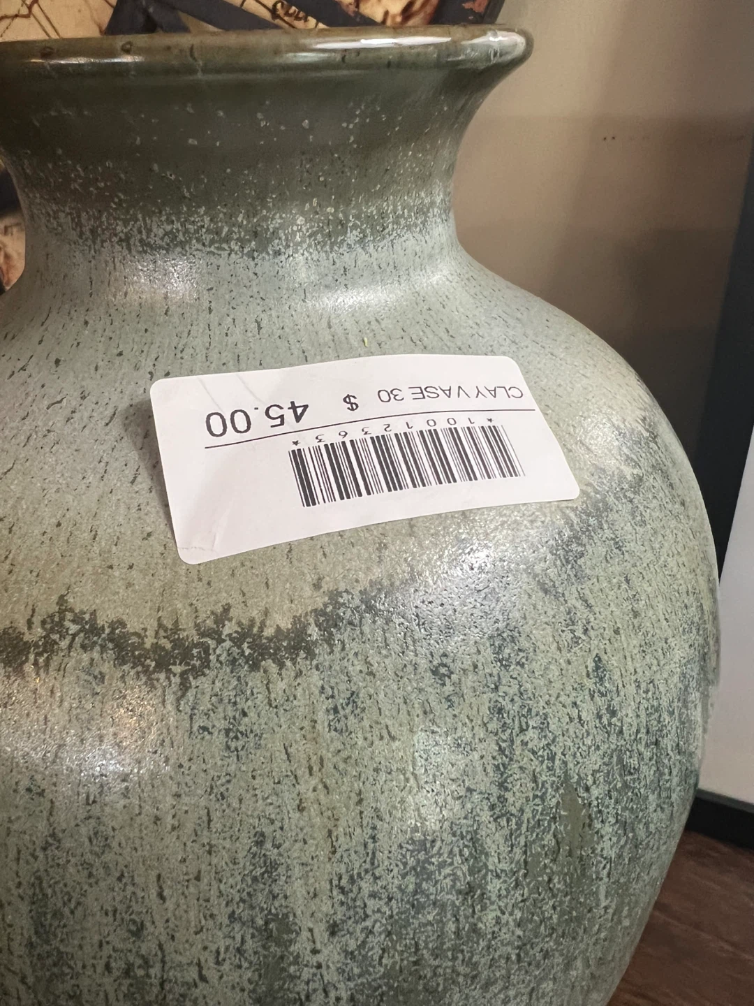 Large Stoneware Vase Centerpiece - photo 5
