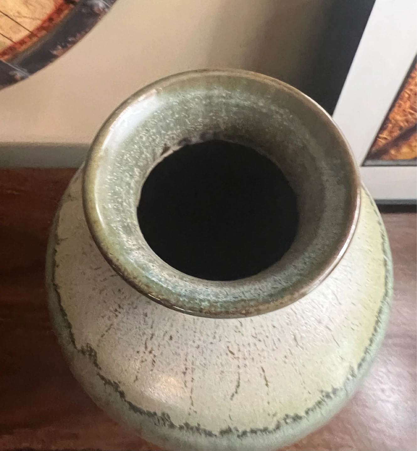 Large Stoneware Vase Centerpiece - photo 2