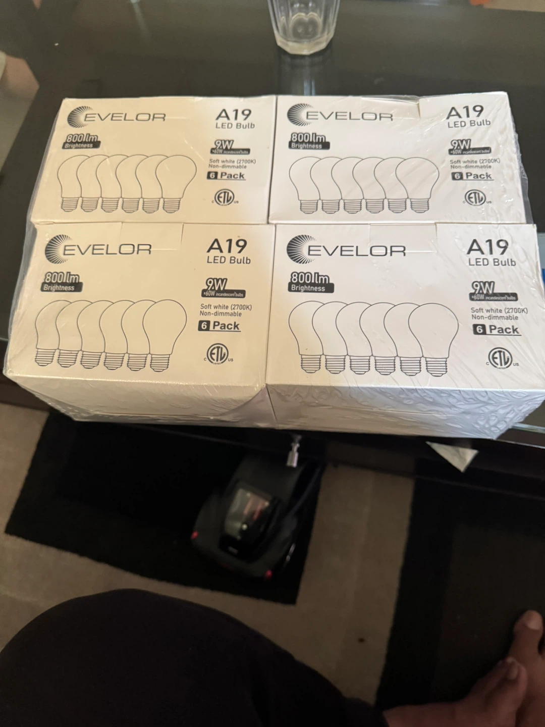 Evelor A19 LED Light Bulbs - 6 Pack - photo 3