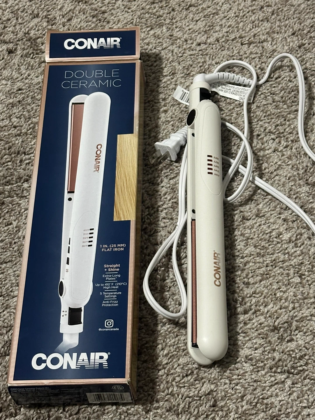 Conair Double Ceramic Flat Iron and Curling Iron - photo 2
