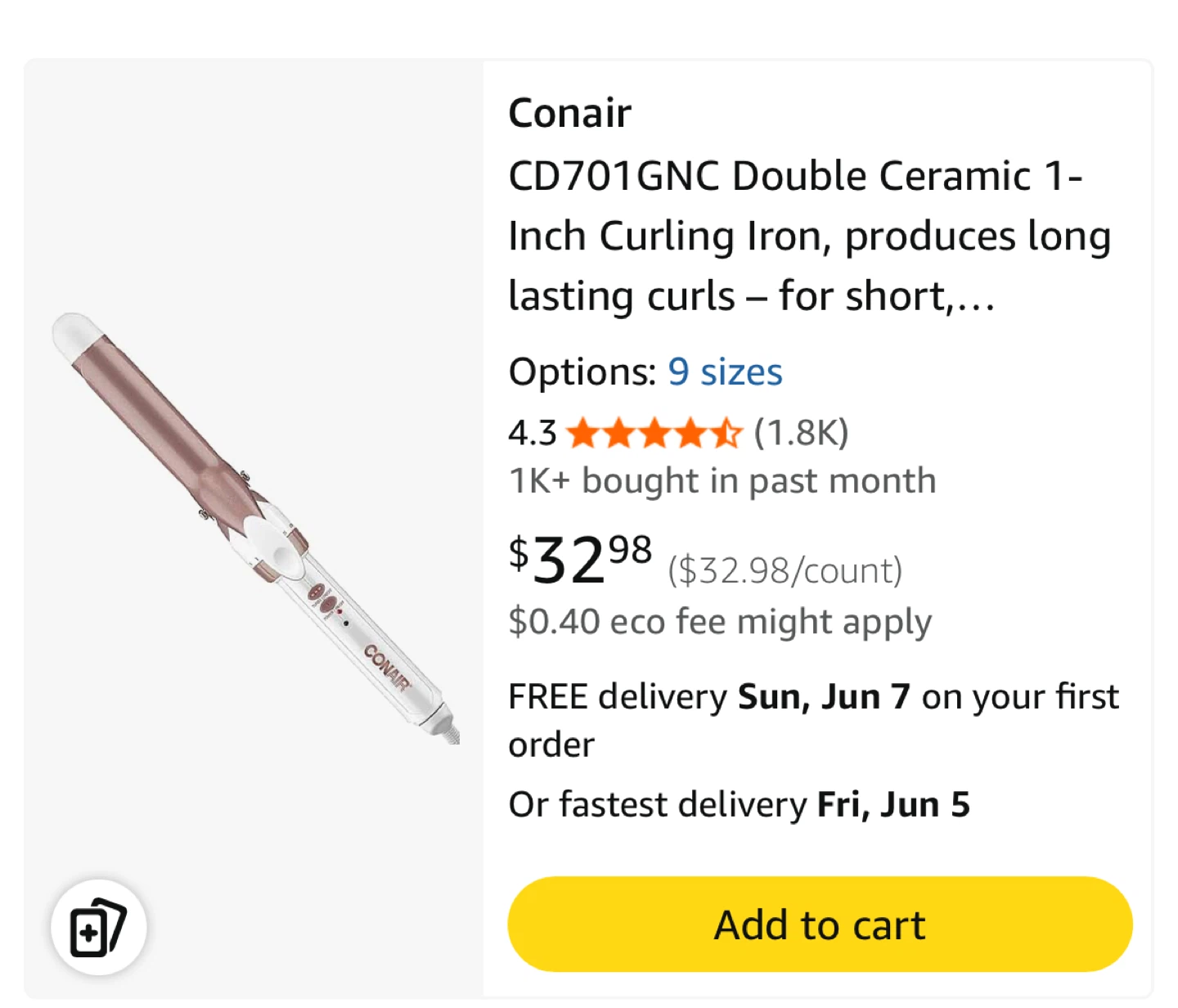 Conair Double Ceramic Flat Iron and Curling Iron - photo 5