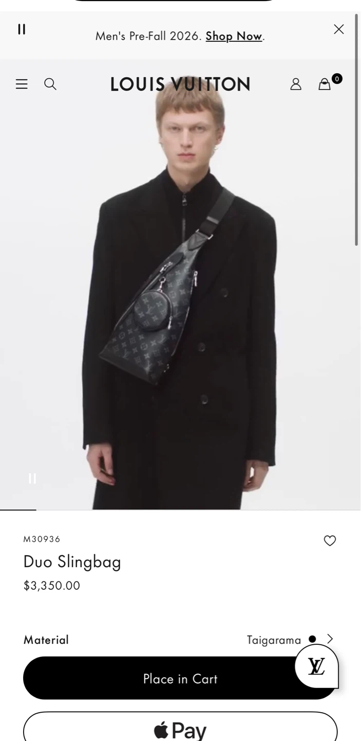 Moving Sale-Louis Vuitton Duo Slingbag