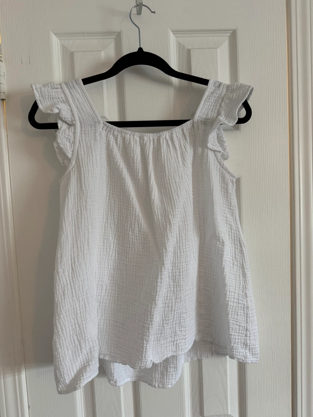 HELLO mi. White Gauze Top - photo 2