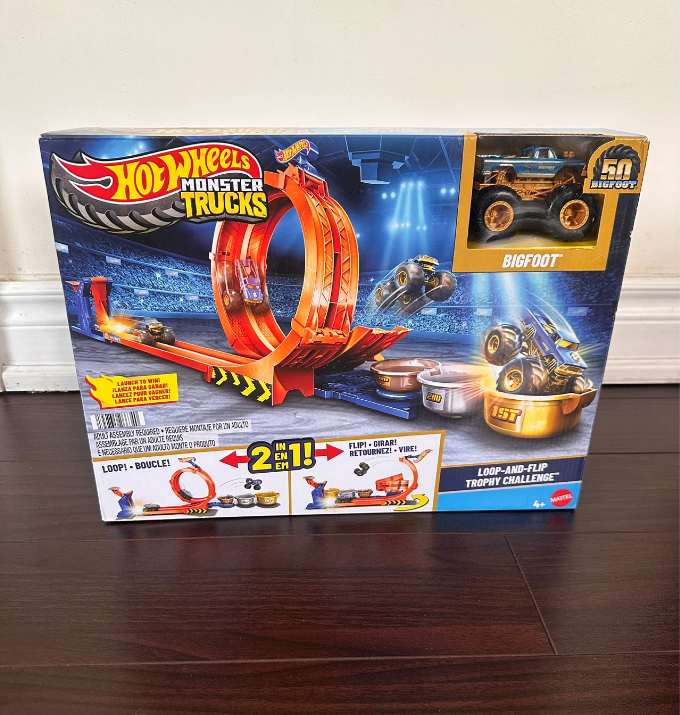 NEW Hotwheels Monster truck loop and flip toy