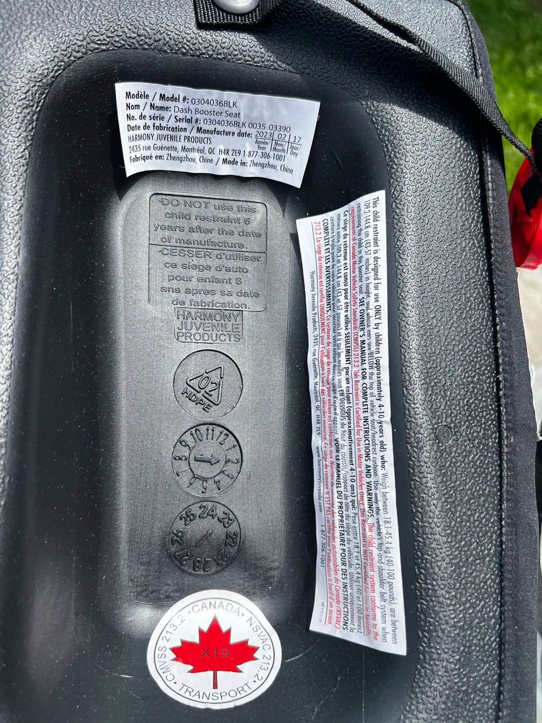 Harmony Dash Booster Seat - photo 4