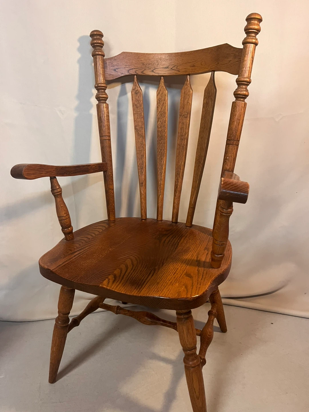 Wooden Oak Dining Chair (set of 6) - photo 3