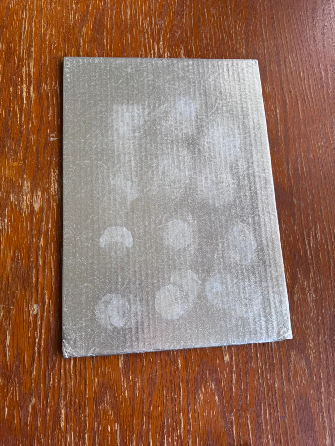 Silver Rectangular Cake Board