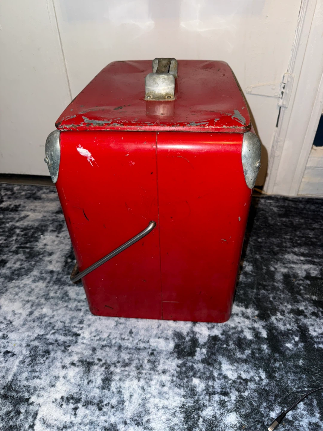 Vintage Coca-Cola Metal Cooler - photo 5