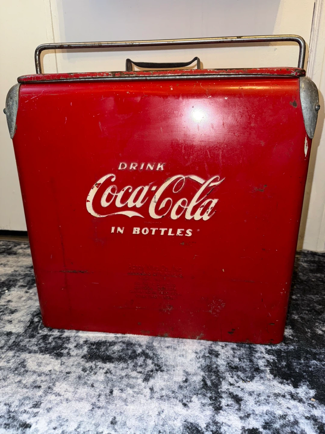 Vintage Coca-Cola Metal Cooler
