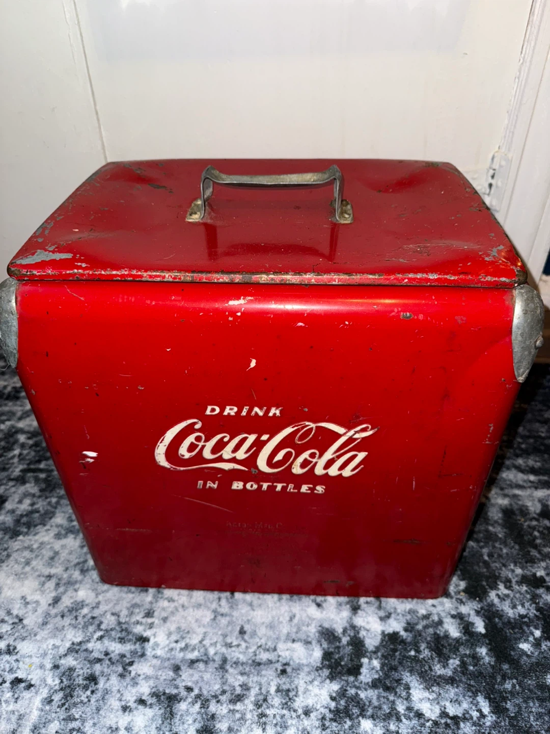 Vintage Coca-Cola Metal Cooler - photo 4