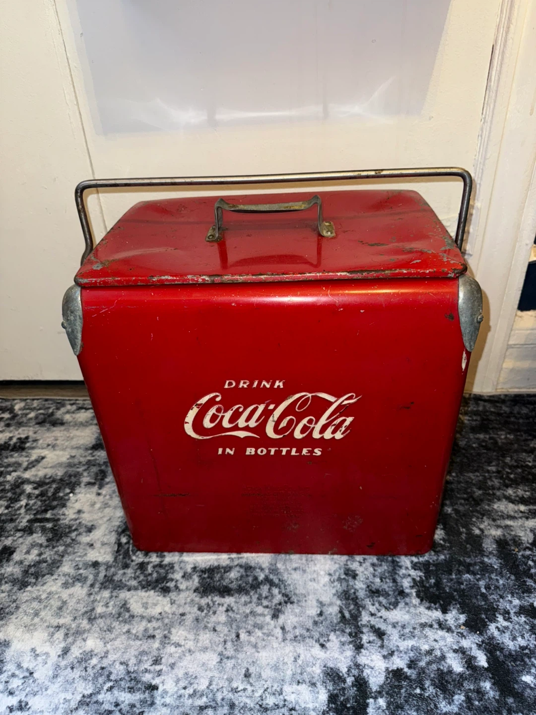 Vintage Coca-Cola Metal Cooler - photo 2