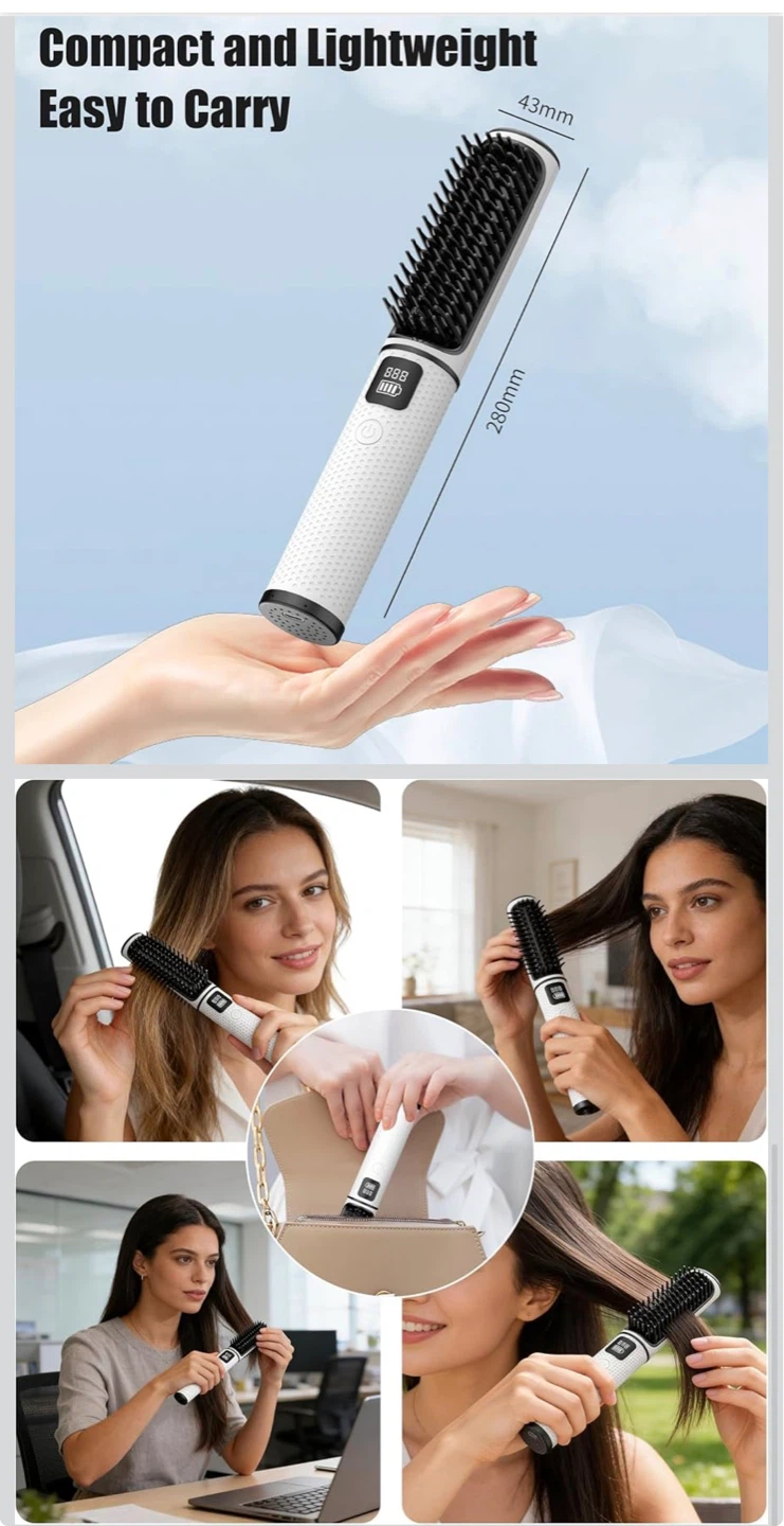 Cordless Straight Hair Comb - photo 4